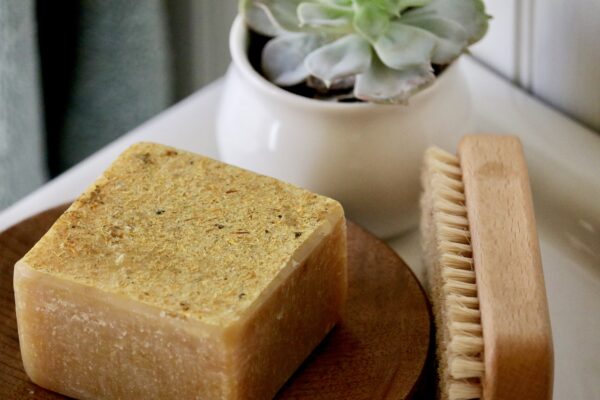 Handcrafted Tallow & Calendula Soap made with tallow from Egbert Acres_calendula