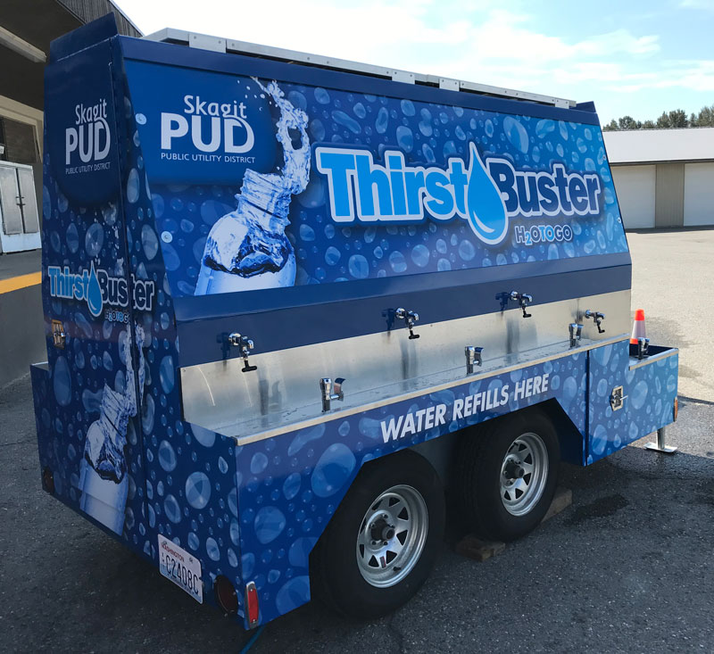 ThirstBuster truck for Skagit PUD