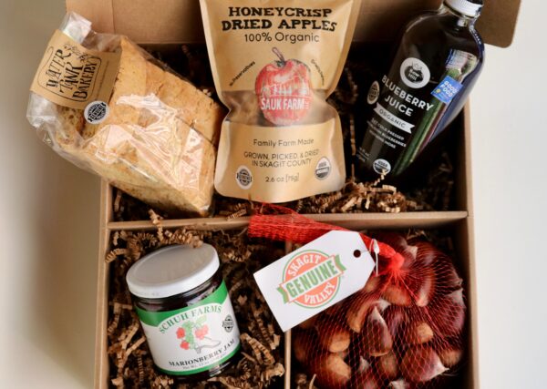 Savor Skagit Gift Box. Artisan foods grown and made in the Skagit Valley.