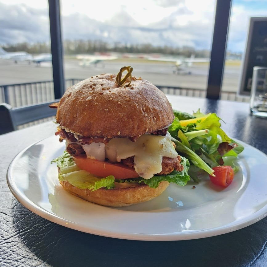 A tasty lunch with a view. Photo courtesy of Skagit Landing.