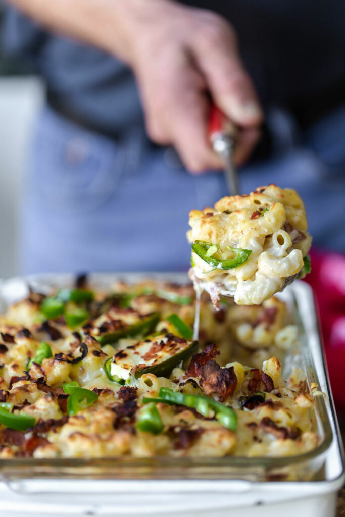 Bacon jalapeno popper mac and cheese. Photo by Tristin Rieken.