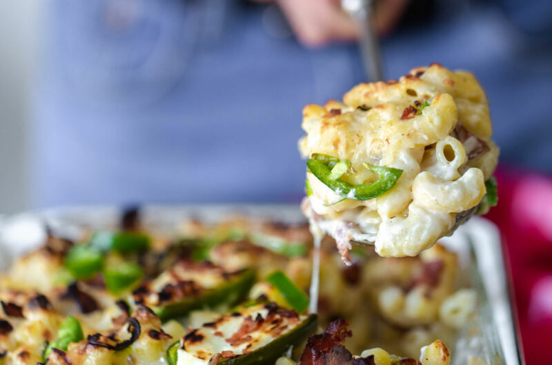 Bacon Jalapeno Popper Mac and Cheese
