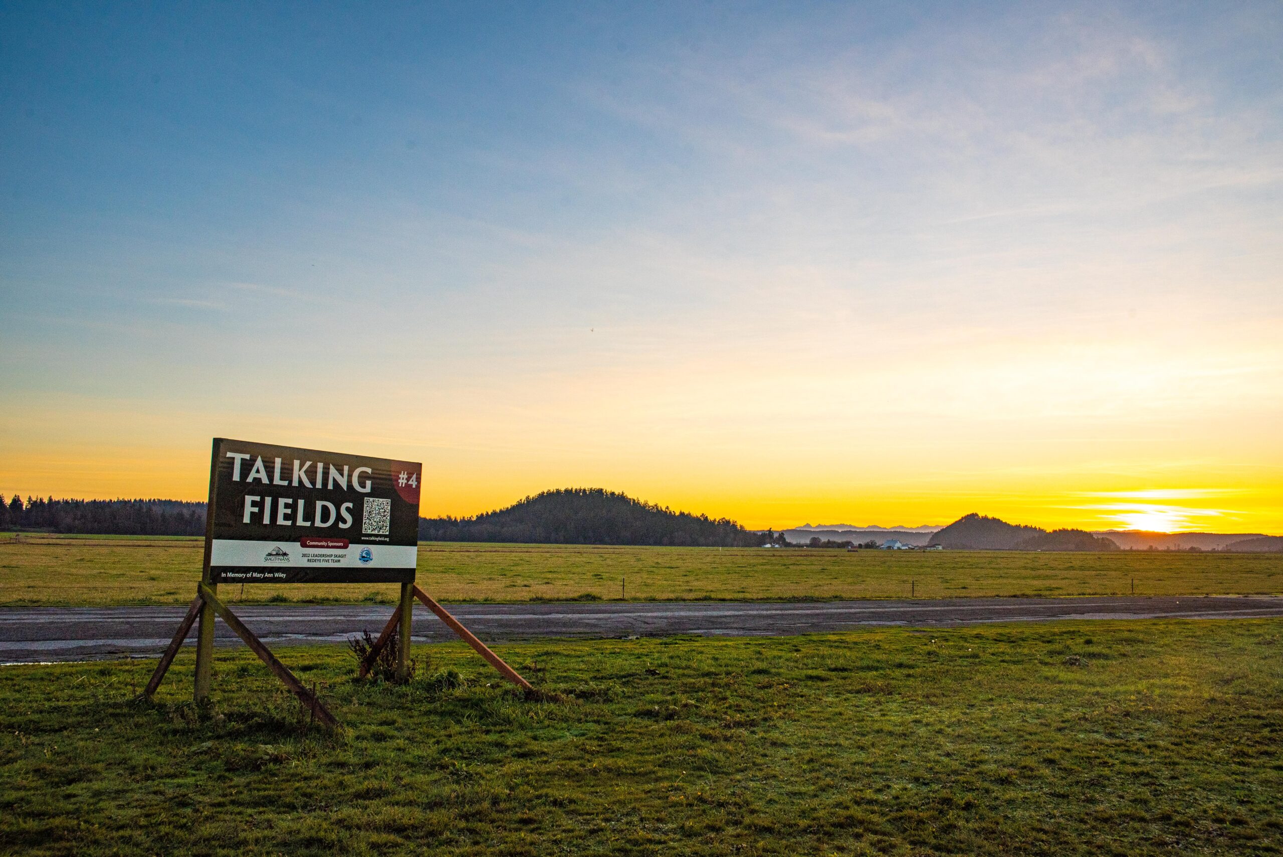The Talking Fields program is a self-guided, driving tour throughout the Skagit Delta, launched by Skagitonians to Preserve Farmland.