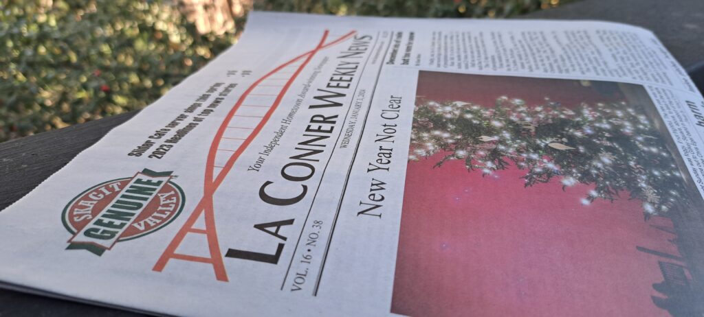 The La Conner Weekly News in La Conner, WA.